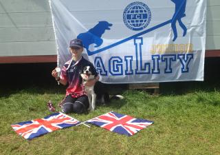 Flexadin Advanced Sponsored Agility Handler - Mariann and Frankie