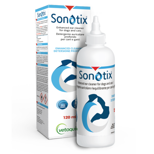 Sonotix ear cleaner for dogs and cats - pack